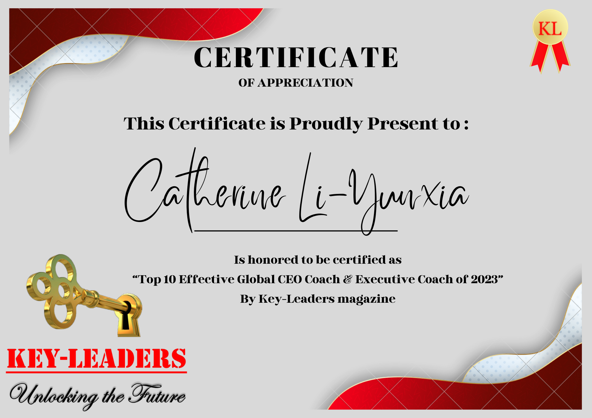 Catherine Li-Yunxia, Global CEO Coach & Executive Coach